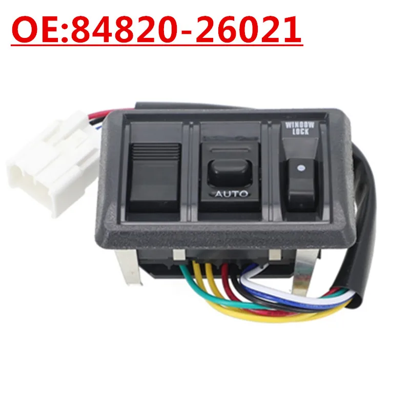 OE:84820-26021 Suitable for Toyota Hiace Automobile window glass lifter switch
OE:84820-26021 Suitable for Toyota Hiace Automobile window glass lifter switch