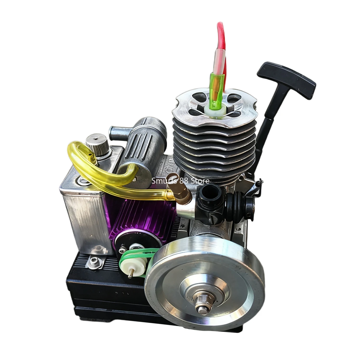 Two Stroke Engine Model 16 Level Metal Engine Model Modified with Fuel Tank Hand-pull Start Experimental Model Toys
Two Stroke Engine Model 16 Level Metal Engine Model Modified with Fuel Tank Hand-pull Start Experimental Model Toys