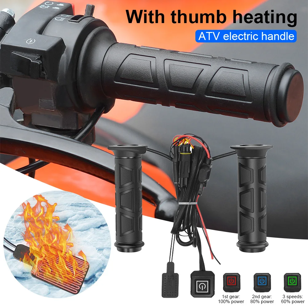 1PCS Motorcycle Scooter Bar Hand Warmer 3Gear ATV Heated Grip Smart Temperature Control ATV Handlebar Heater Motorcycle Part
1PCS Motorcycle Scooter Bar Hand Warmer 3Gear ATV Heated Grip Smart Temperature Control ATV Handlebar Heater Motorcycle Part
