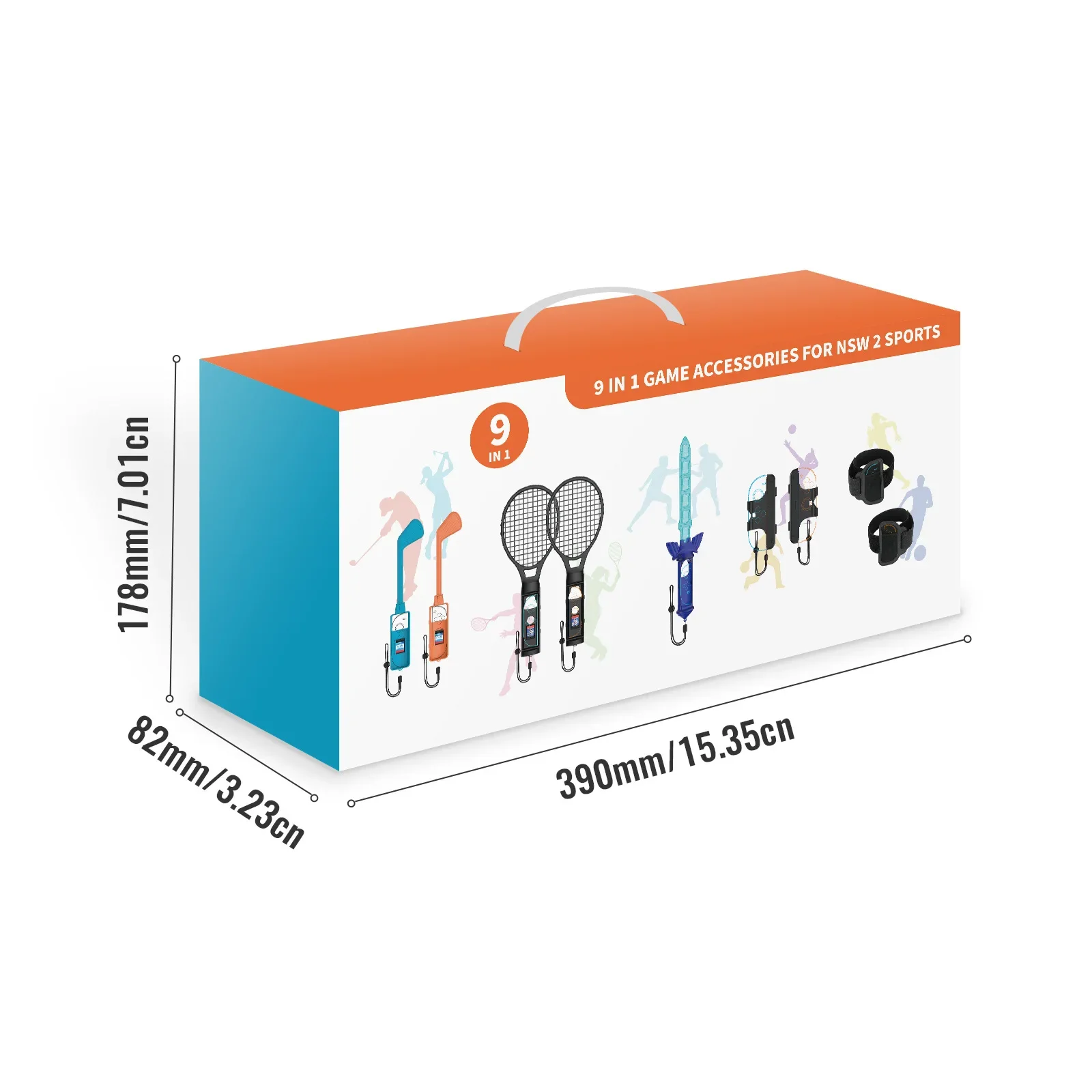 JYS-NS2281 9-in-1 Somatosensory Sports Accessories Set for Nintendo Switch 2 Plastic Sports Game Set with Storage Box
JYS-NS2281 9-in-1 Somatosensory Sports Accessories Set for Nintendo Switch 2 Plastic Sports Game Set with Storage Box