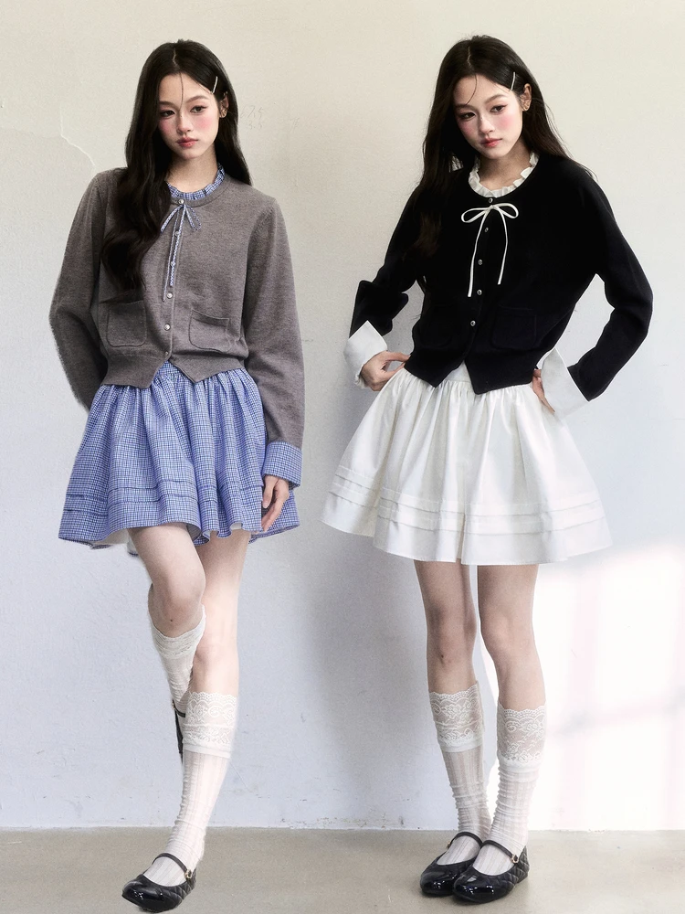 Korean Style Sweet Heart Ballet Fragile Heart Store Puffy Skirt Cardigan Set Elegant Quality Long Sleeve Button up Cotton Blend
Korean Style Sweet Heart Ballet Fragile Heart Store Puffy Skirt Cardigan Set Elegant Quality Long Sleeve Button up Cotton Blend