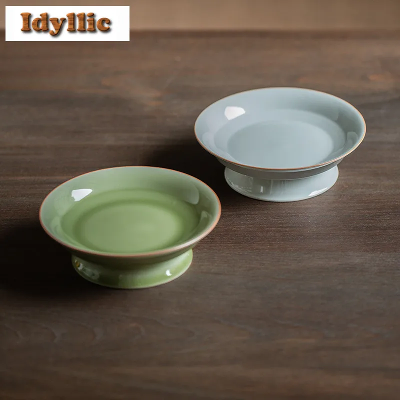 Secret Colored Glazed High Footed Pot Bearing Holder Teaware Support Dry Soaking Table Tea Tray Coasters Drinkware Decoration
Secret Colored Glazed High Footed Pot Bearing Holder Teaware Support Dry Soaking Table Tea Tray Coasters Drinkware Decoration