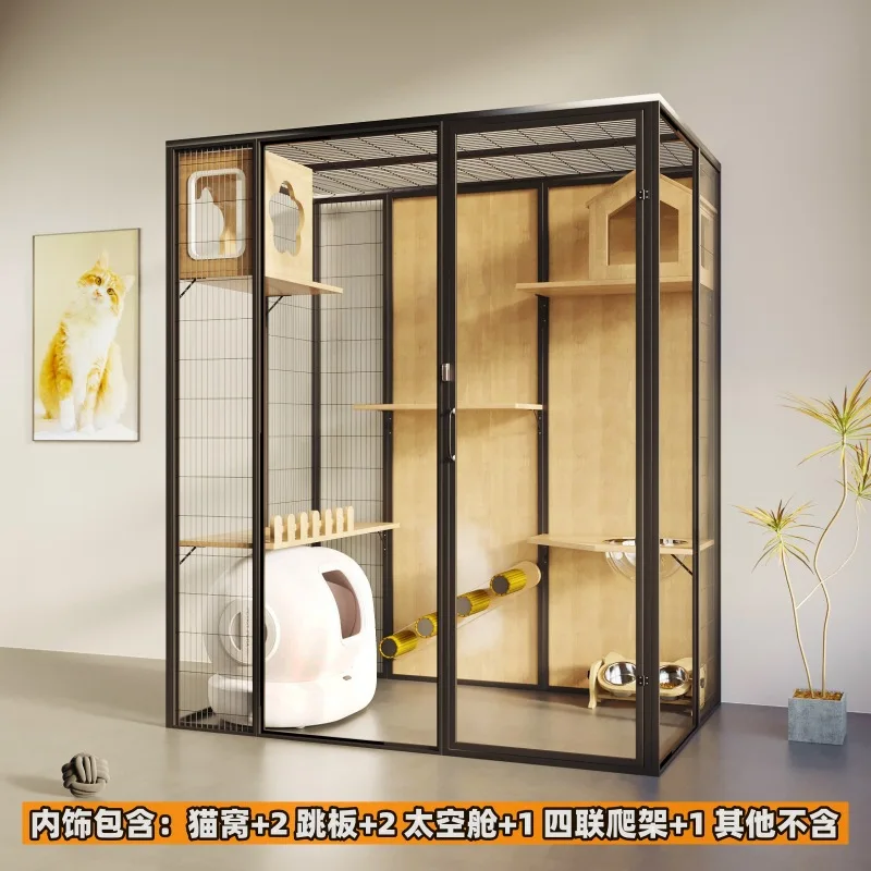 Cat nest solid wood pet display cabinet cage large space cat house paradise luxury indoor
Cat nest solid wood pet display cabinet cage large space cat house paradise luxury indoor