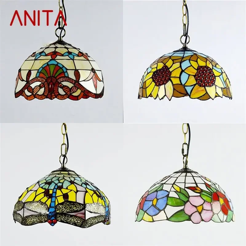 Подвесной светильник ANITA Tiffany, светодиодный светильник, современные креативные светильники для украшения дома, столовой
Подвесной светильник ANITA Tiffany, светодиодный светильник, современные креативные светильники для украшения дома, столовой