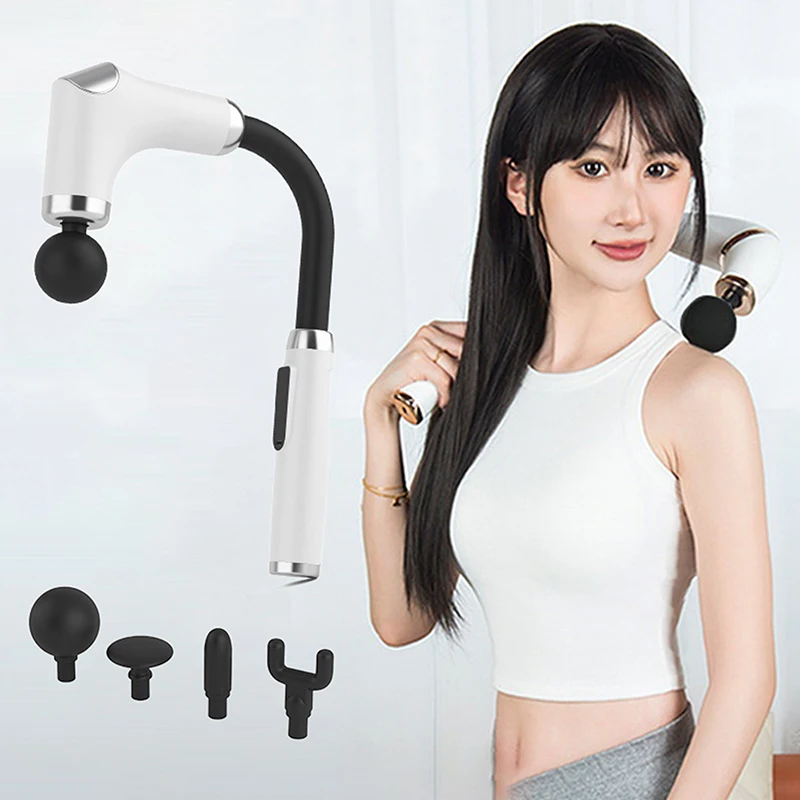 Fascia Gun With Extended Handle And Elbow For Self-assist Massage Of The Upper Lower Back Muscle Relaxation Massage Done Tool
Fascia Gun With Extended Handle And Elbow For Self-assist Massage Of The Upper Lower Back Muscle Relaxation Massage Done Tool