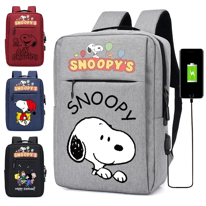 New Cartoon Snoopys Backpack USB Charging Bag Large Capacity Student Notebook Casual Backpack Men's in Love with Birthday Gifts
New Cartoon Snoopys Backpack USB Charging Bag Large Capacity Student Notebook Casual Backpack Men's in Love with Birthday Gifts