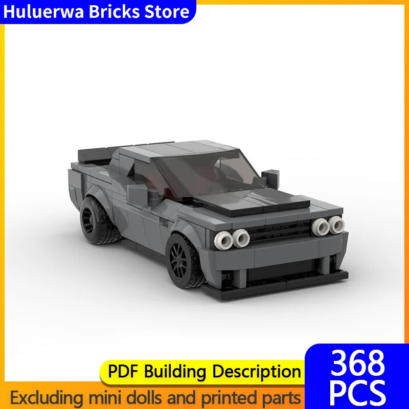 Модель городского автомобиля MOC, строительные кирпичи SRT Demon 170, американский мускулистый автомобиль, модульная технология, детские праздничные подарки, сборный игрушечный костюм 
Модель городского автомобиля MOC, строительные кирпичи SRT Demon 170, американский мускулистый автомобиль, модульная технология, детские праздничные подарки, сборный игрушечный костюм