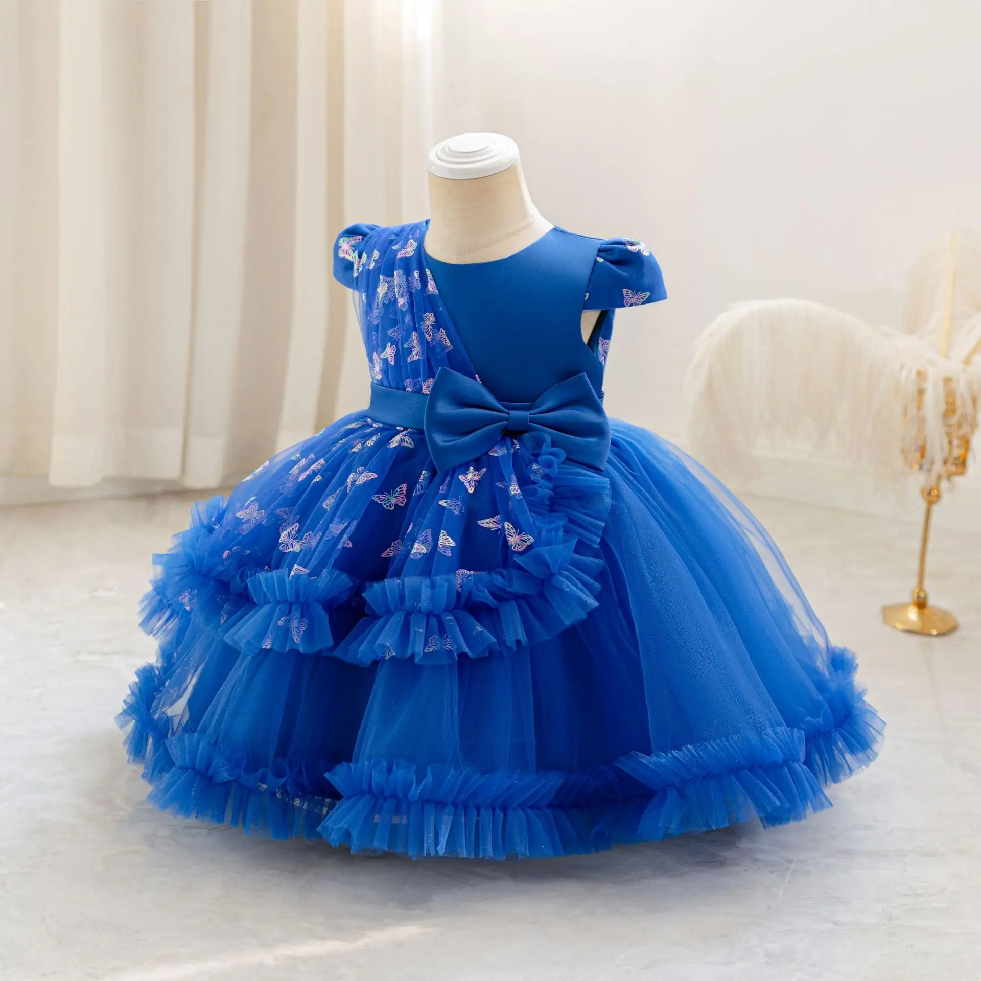 Hetiso Girls Butterfly Birthday Dress Kids Tulle Wedding Ball Gown Children's Party Princess Wear Baby Girl Cute Dresses 
Hetiso Girls Butterfly Birthday Dress Kids Tulle Wedding Ball Gown Children's Party Princess Wear Baby Girl Cute Dresses