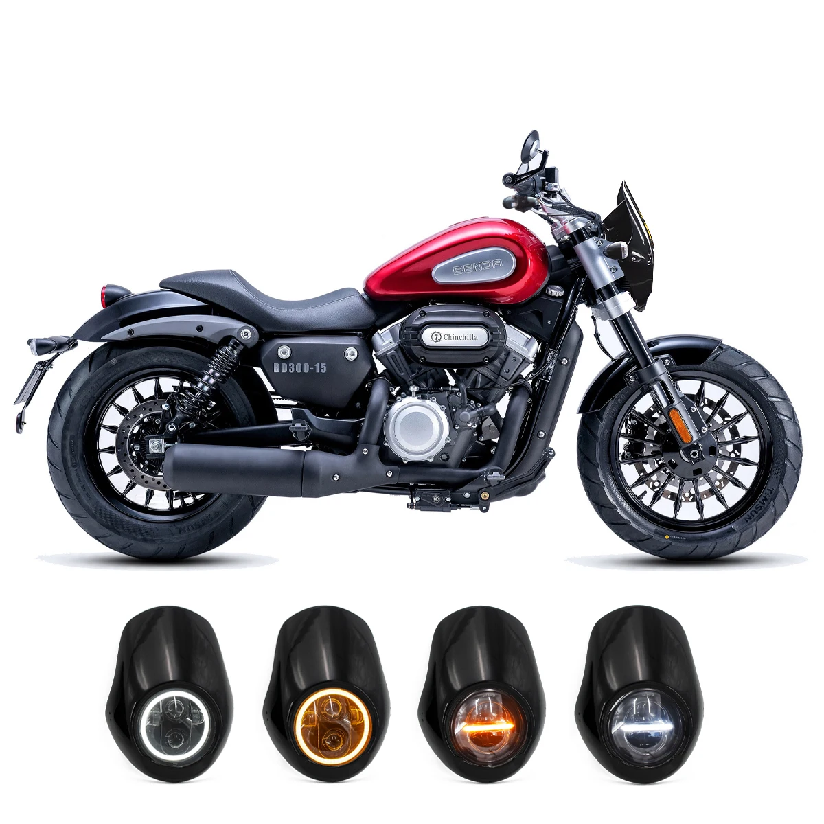 Motorcycle ABS Front Cowl Fairing Headlight Cover Black Easy Installation Light Guard Protector Cover for KEEWAY-BENDA V302 C
Motorcycle ABS Front Cowl Fairing Headlight Cover Black Easy Installation Light Guard Protector Cover for KEEWAY-BENDA V302 C