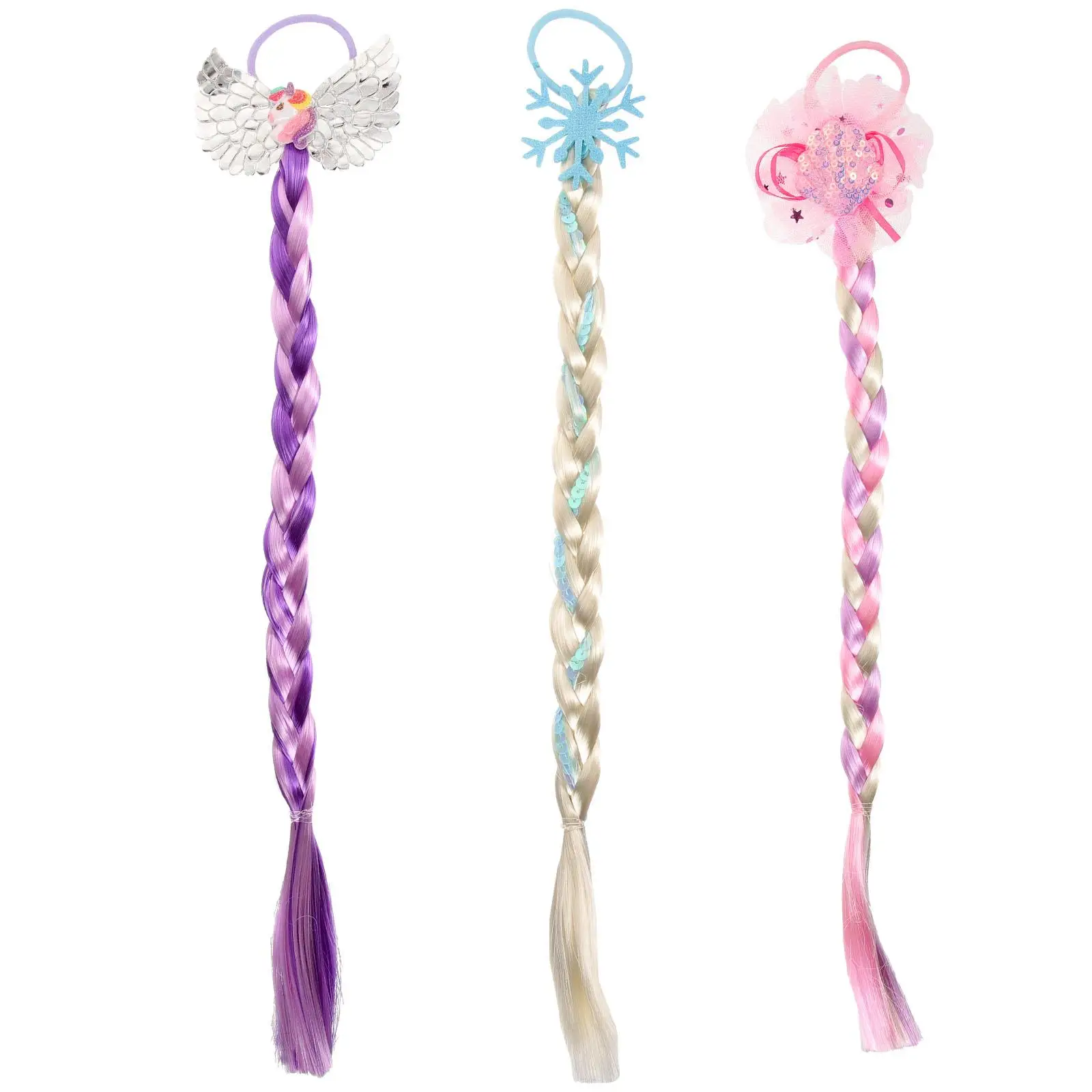 3 Pcs Braid Hair Rope Grip Bow Wigs Simulate Braids Headdress Xmas Accessories Color Women's
3 Pcs Braid Hair Rope Grip Bow Wigs Simulate Braids Headdress Xmas Accessories Color Women's
