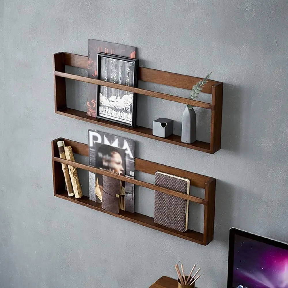 Wall Mounted Wooden Magazine Rack - Hanging Organizer for Mail & Books, Ideal for Living Room, Bathroom, or Office (90x7x30cm)
Wall Mounted Wooden Magazine Rack - Hanging Organizer for Mail & Books, Ideal for Living Room, Bathroom, or Office (90x7x30cm)