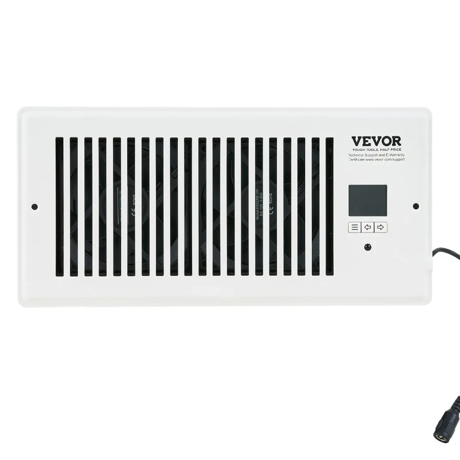 Register Booster Fan Quiet Vent Booster Fan Fits 4' x 10' Register Holes with Remote Control and Thermostat Control Adjustable
Register Booster Fan Quiet Vent Booster Fan Fits 4' x 10' Register Holes with Remote Control and Thermostat Control Adjustable