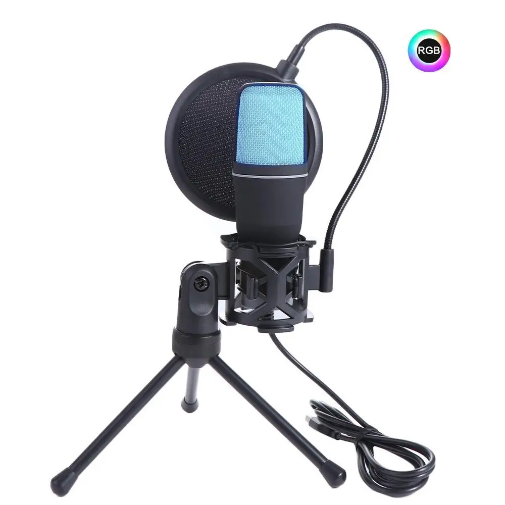 Bracket Microphone Capacitive With Blowout Net Wire Gaming Mic Luminous Microphone RGB Microfone SF666R USB Microphone
Bracket Microphone Capacitive With Blowout Net Wire Gaming Mic Luminous Microphone RGB Microfone SF666R USB Microphone