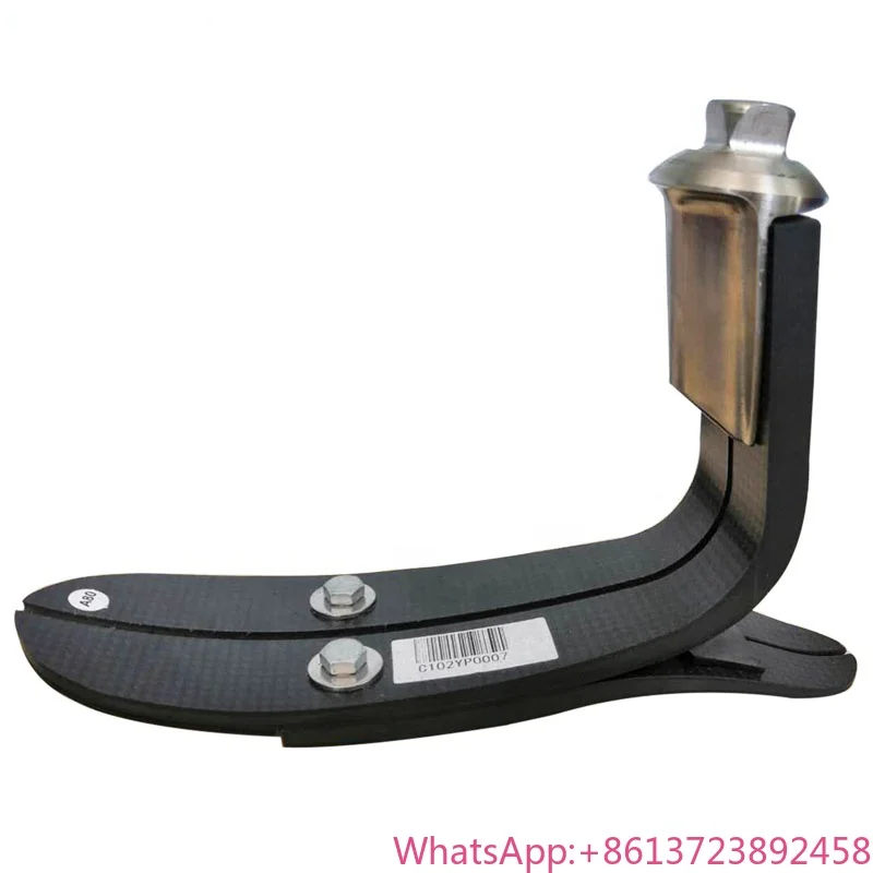 Prosthetic Components High Ankle Carbon Fiber Elastic Foot Prosthetic Foot
Prosthetic Components High Ankle Carbon Fiber Elastic Foot Prosthetic Foot