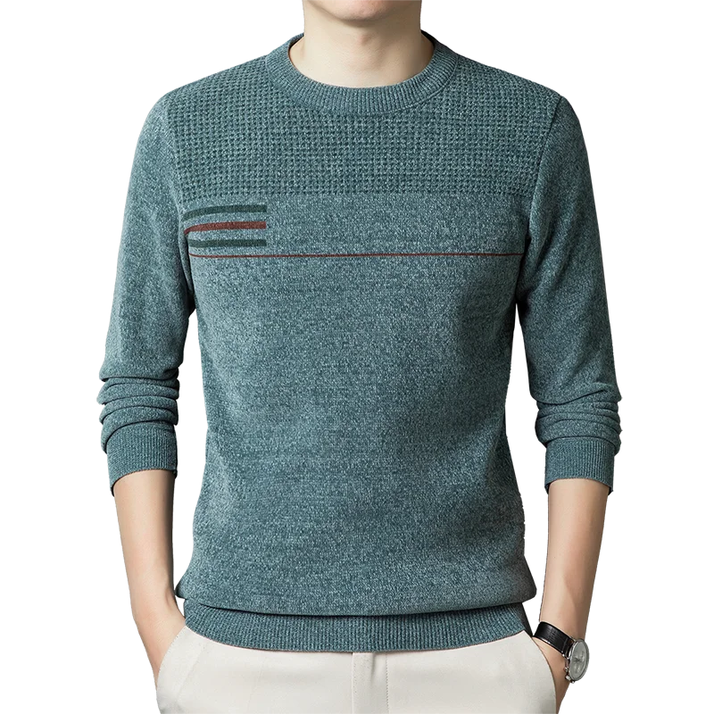 Thickened and Flocked Long-sleeved T-shirt for Men, Winter Business Round-neck Sweater, Middle-aged Chenille Base Shirt T-shirt
Thickened and Flocked Long-sleeved T-shirt for Men, Winter Business Round-neck Sweater, Middle-aged Chenille Base Shirt T-shirt