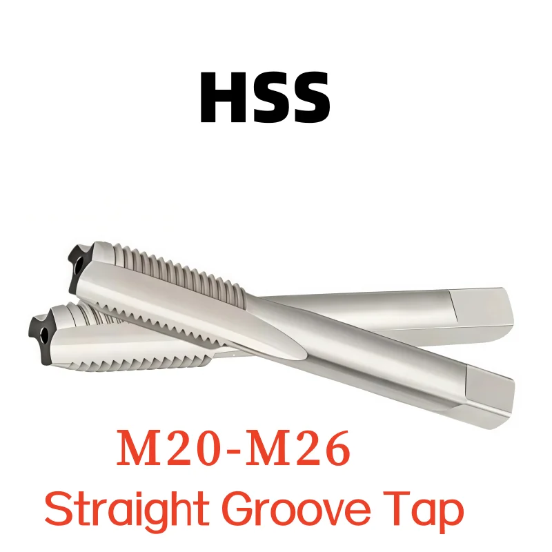 HSS 1PCS Right Hand Straight Grooved Tap Metric fine teeth M20 M21M22 M23 M24 M25 M26 X2.5/2/1.75/1.5/0.5
HSS 1PCS Right Hand Straight Grooved Tap Metric fine teeth M20 M21M22 M23 M24 M25 M26 X2.5/2/1.75/1.5/0.5