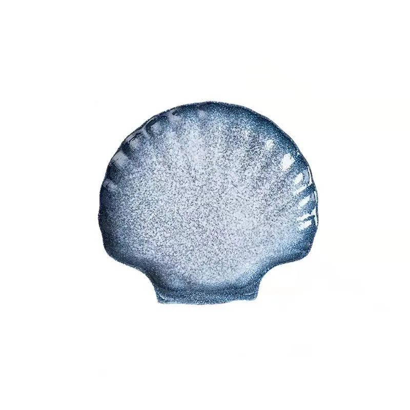 LMMM Japanese tableware creative ceramic sushi plate, shell snack plate
LMMM Japanese tableware creative ceramic sushi plate, shell snack plate