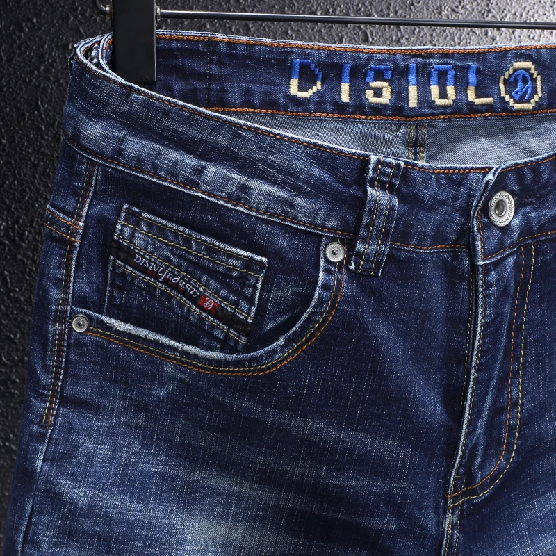 Y2KDesigner Fashion New Men's Jeans, Washed, Nostalgic, Stretch, Slimming, Painted, Embroidered, Retro Splicing Pants, Hombre
Y2KDesigner Fashion New Men's Jeans, Washed, Nostalgic, Stretch, Slimming, Painted, Embroidered, Retro Splicing Pants, Hombre