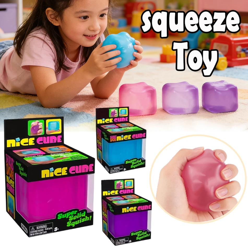 Schylling NeeDoh Nice Cube Sensory Squeeze Toy with Super Solid Squish Stress Relief Anxiety Sensory Tool - 2.25" Cube
Schylling NeeDoh Nice Cube Sensory Squeeze Toy with Super Solid Squish Stress Relief Anxiety Sensory Tool - 2.25" Cube
