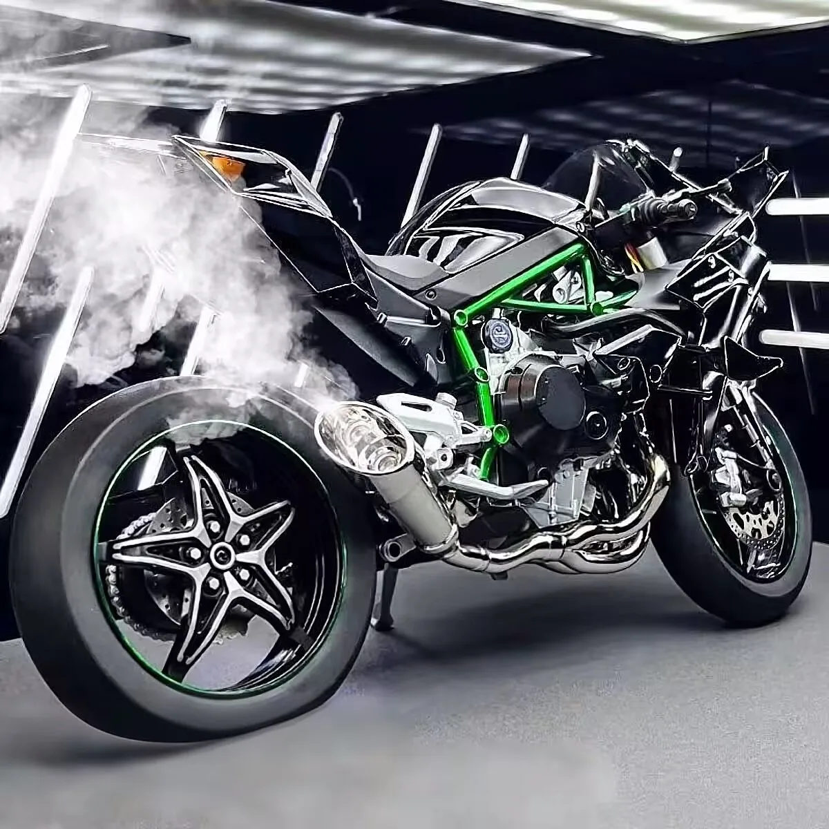 1:9 H2 H2R Alloy Sports Motorcycle Model Diecasts Track Racing Motorcycle Model Simulation Sound Light With Spray Kids Toys Gift
1:9 H2 H2R Alloy Sports Motorcycle Model Diecasts Track Racing Motorcycle Model Simulation Sound Light With Spray Kids Toys Gift