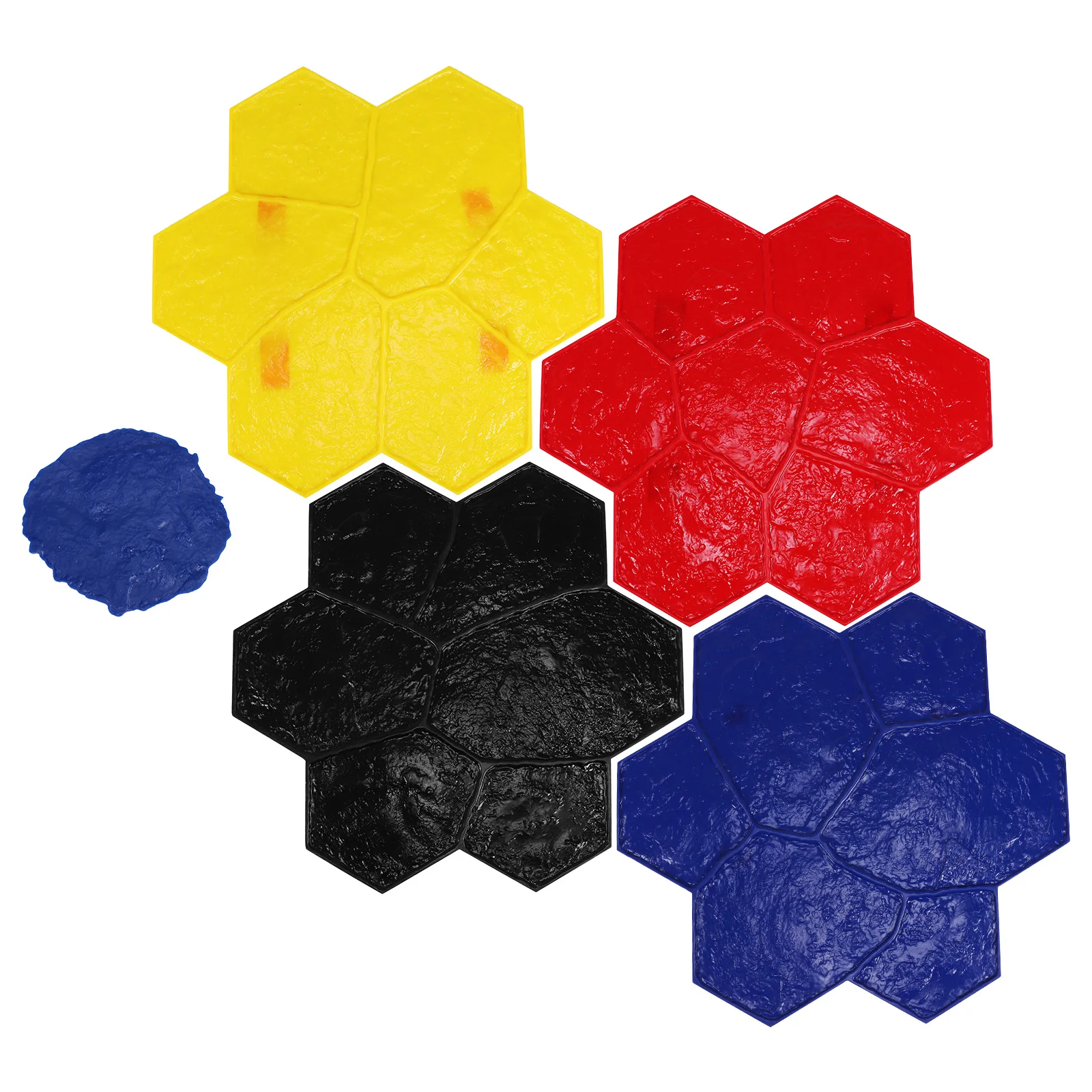 5pcs Random Rock Concrete Stamp Realistic Detail Slate Texture Seamless Concrete Stamping Mat with Handle for Outdoor
5pcs Random Rock Concrete Stamp Realistic Detail Slate Texture Seamless Concrete Stamping Mat with Handle for Outdoor