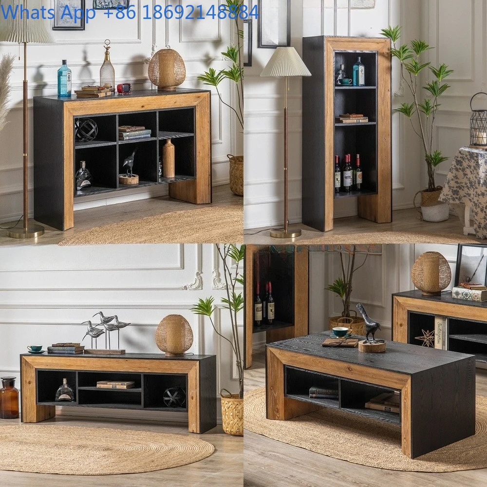 Industrial Style Wooden Floor Display Stand for Living Room and Study Minimalist Shelves for Wine and Books
Industrial Style Wooden Floor Display Stand for Living Room and Study Minimalist Shelves for Wine and Books