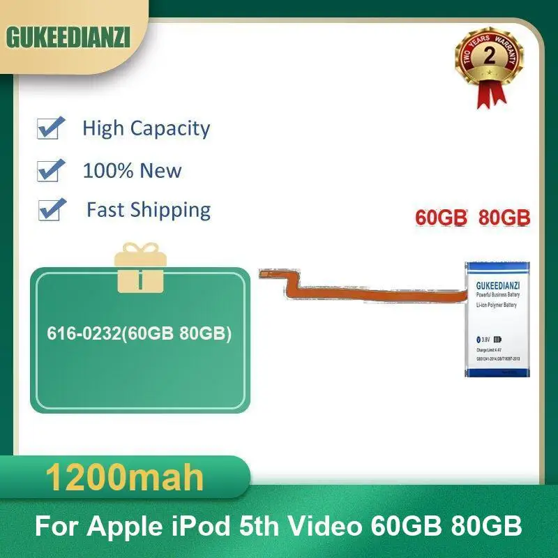 Аккумулятор для Apple iPod 5th Video 60GB 80GB Touch 7 Touch7 A1574
Аккумулятор для Apple iPod 5th Video 60GB 80GB Touch 7 Touch7 A1574