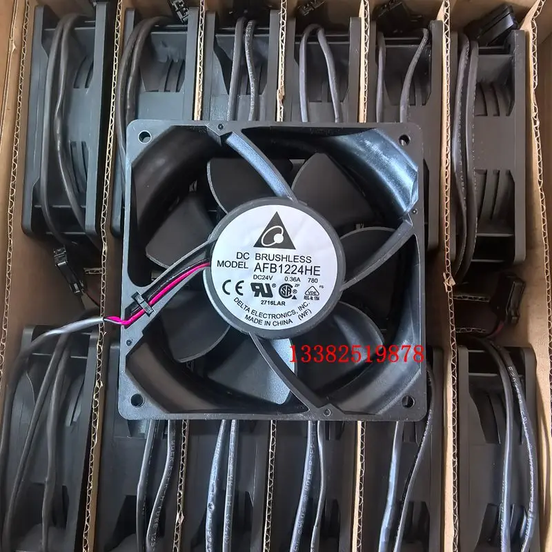 Delta Electronics AFB1224HE DC 24 В 0,36 А 120x120x38 мм 2-проводной охлаждающий вентилятор для сервера
Delta Electronics AFB1224HE DC 24 В 0,36 А 120x120x38 мм 2-проводной охлаждающий вентилятор для сервера
