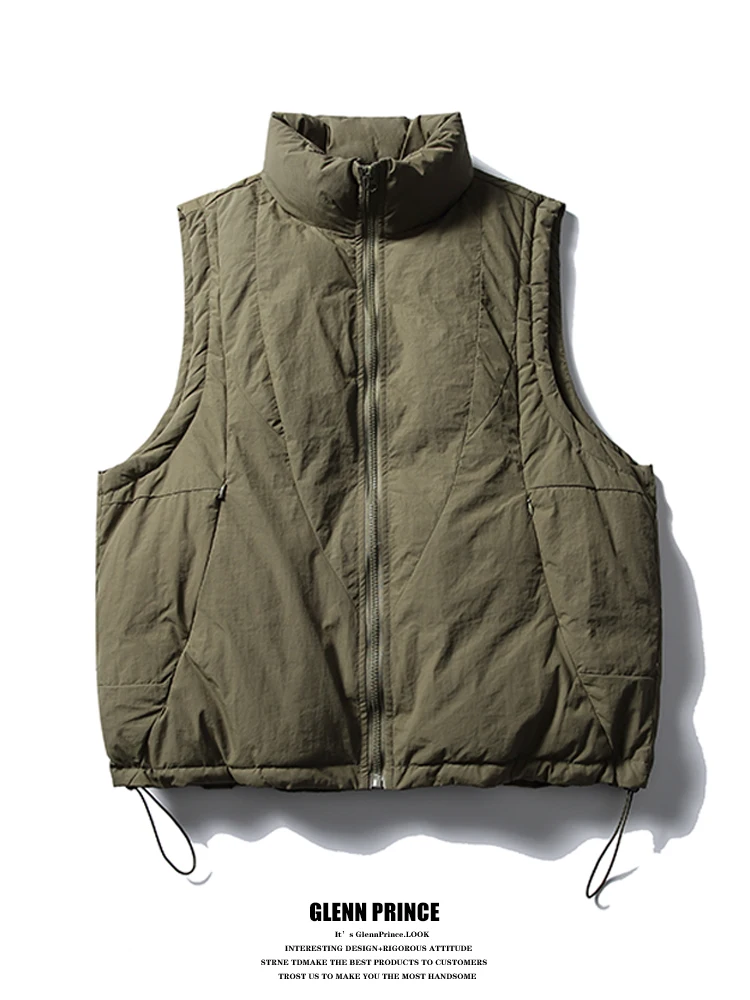 GPstudio Mountain Series: Мужской хлопковый жилет с воротником-стойкой в стиле ретро, зимний, для активного отдыха, функциональный, теплый, молодежный, модный, нейлоновый
GPstudio Mountain Series: Мужской хлопковый жилет с воротником-стойкой в стиле ретро, зимний, для активного отдыха, функциональный, теплый, молодежный, модный, нейлоновый