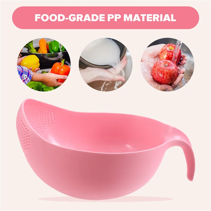 Flash Trend Durable Rice Washing Filter Strainer Kitchen Tool Beans Peas Sieve Basket Colanders Cleaning Gadget Filtering With H
Flash Trend Durable Rice Washing Filter Strainer Kitchen Tool Beans Peas Sieve Basket Colanders Cleaning Gadget Filtering With H