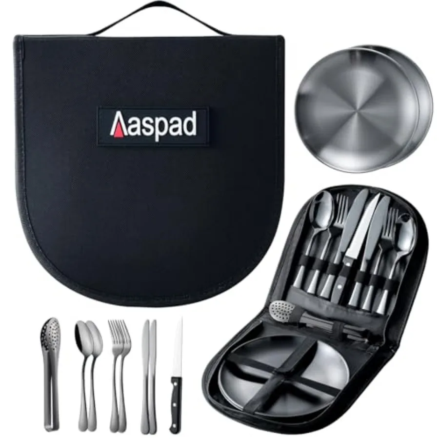 Full Size Stainless Steel Dishes and Utensils Sets Outdoor Camping Mess Kits Flatware Picnic Silverware Cutlery Kits Carrier Ca
Full Size Stainless Steel Dishes and Utensils Sets Outdoor Camping Mess Kits Flatware Picnic Silverware Cutlery Kits Carrier Ca