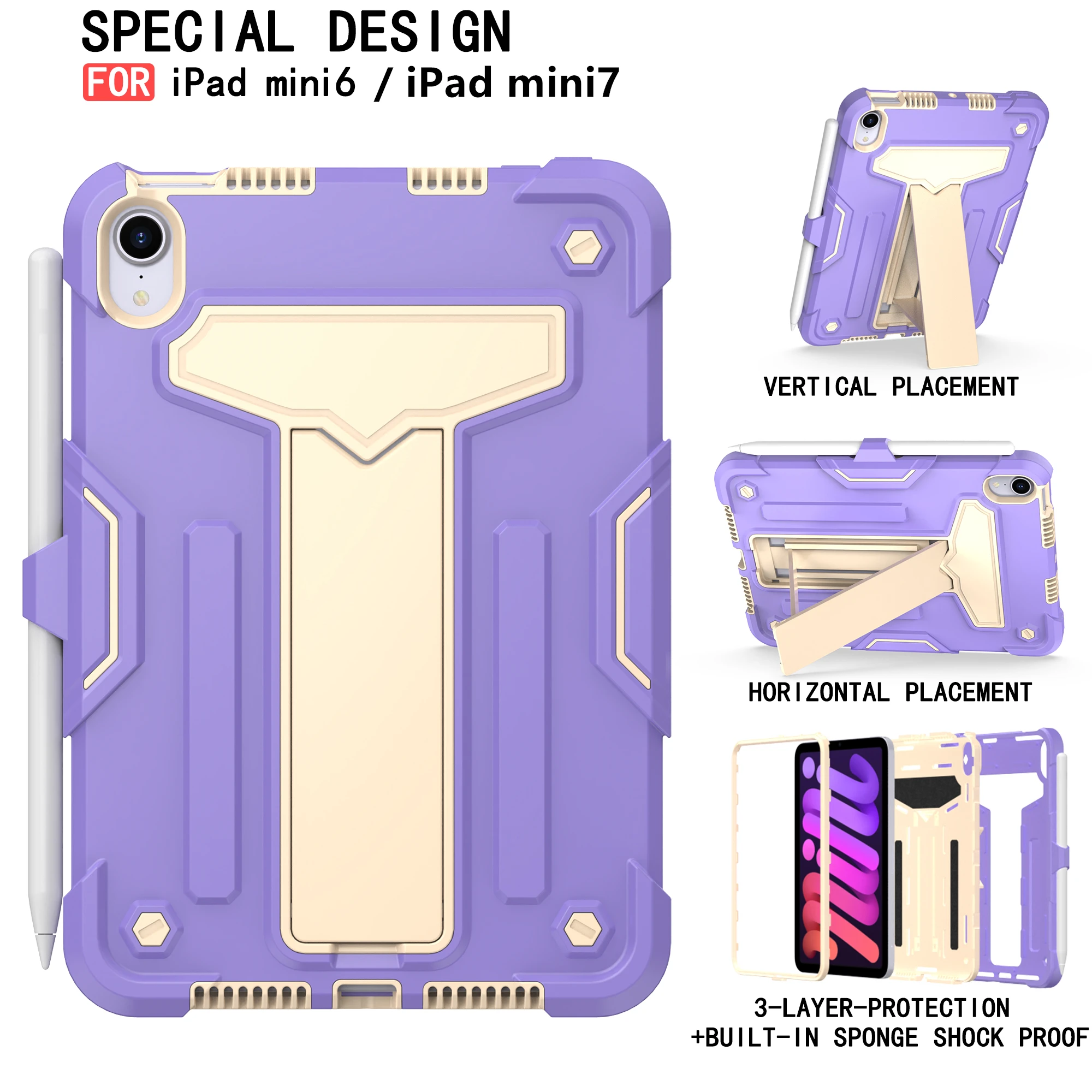 Универсальный гибридный чехол для iPad Mini 7 A17 Pro 2024 Mini 6 2021 8,3 дюйма A2993 A2995 A2996 A2567 A2568 A2569 Armor Cover с подставкой
Универсальный гибридный чехол для iPad Mini 7 A17 Pro 2024 Mini 6 2021 8,3 дюйма A2993 A2995 A2996 A2567 A2568 A2569 Armor Cover с подставкой