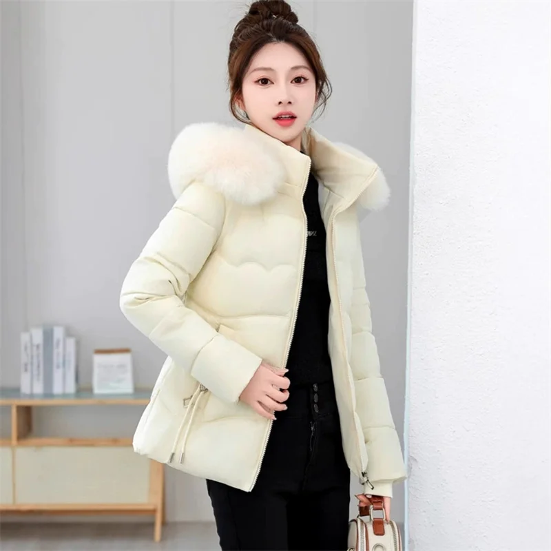 Женское зимнее пальто, женская куртка с меховым воротником и капюшоном, женская теплая верхняя одежда, куртки, женская парка, теплая зимняя одежда, одежда с хлопковой подкладкой
Женское зимнее пальто, женская куртка с меховым воротником и капюшоном, женская теплая верхняя одежда, куртки, женская парка, теплая зимняя одежда, одежда с хлопковой подкладкой