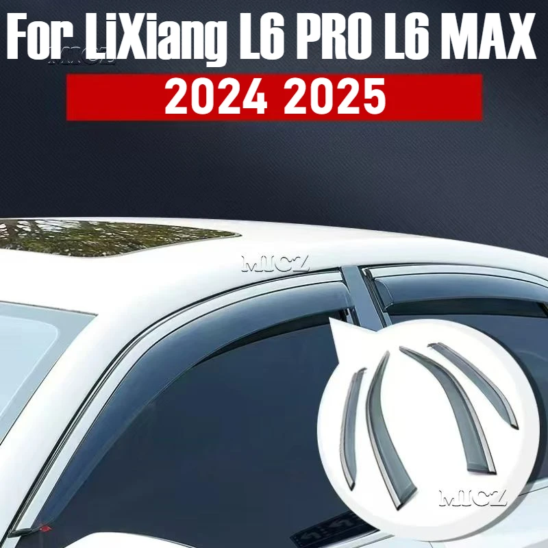 For LiXiang L6 PRO L6 MAX 2024 2025 Car Accessories Window Visor Vent Shade Rain Sun Guard Deflector Awnings Shelters Covers
For LiXiang L6 PRO L6 MAX 2024 2025 Car Accessories Window Visor Vent Shade Rain Sun Guard Deflector Awnings Shelters Covers