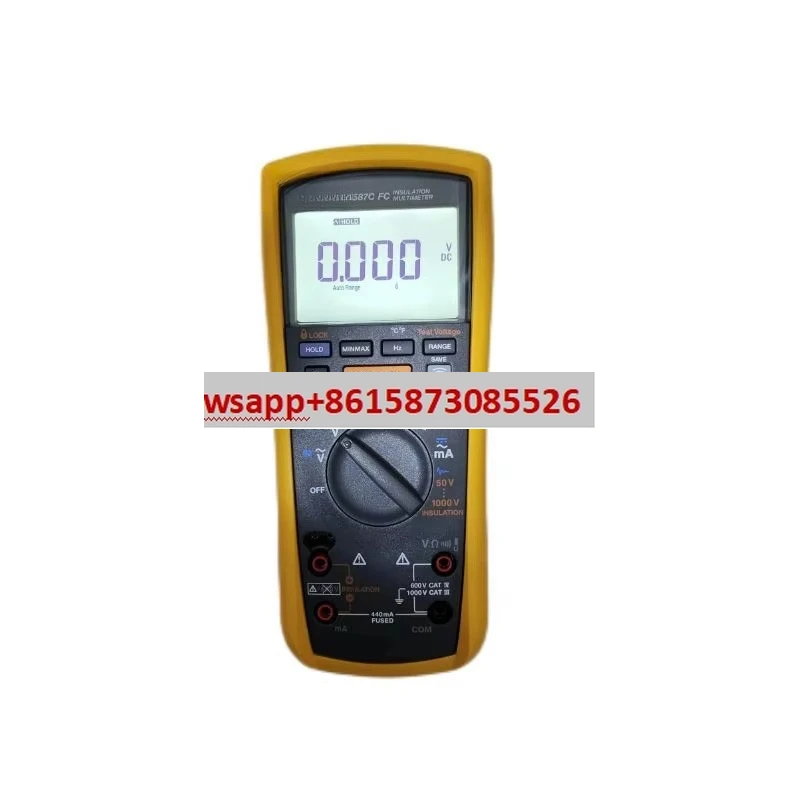 Insulation Multimeter 1587cFC Insulation Resistance Tester and Digital Multimeter
Insulation Multimeter 1587cFC Insulation Resistance Tester and Digital Multimeter