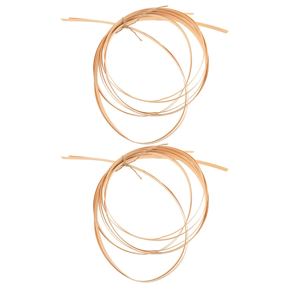 2pcs Handmade Bamboo Weaving Material 5M Long 1Cm Width 1Mm Thickness Eco-Friendly Strips For Diy Basket Wall Art Wedding Decor
2pcs Handmade Bamboo Weaving Material 5M Long 1Cm Width 1Mm Thickness Eco-Friendly Strips For Diy Basket Wall Art Wedding Decor