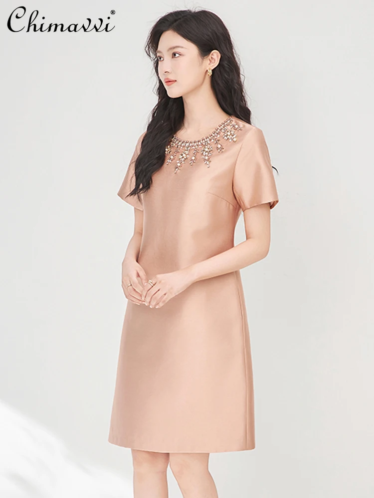 Элегантные вечерние платья знаменитостей во французском стиле, бриллиантовые бусины, круглый вырез, короткий рукав, высокая талия, тонкое женское платье трапециевидной формы для поездок на работу
Элегантные вечерние платья знаменитостей во французском стиле, бриллиантовые бусины, круглый вырез, короткий рукав, высокая талия, тонкое женское платье трапециевидной формы для поездок на работу