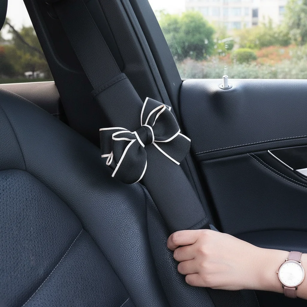 Car Comfortable Seat Belt Cover Cute Bow Tie Seat Belt Shoulder Pad Auto Interior Shoulder Seat Belt Decor Protector Cover
Car Comfortable Seat Belt Cover Cute Bow Tie Seat Belt Shoulder Pad Auto Interior Shoulder Seat Belt Decor Protector Cover
