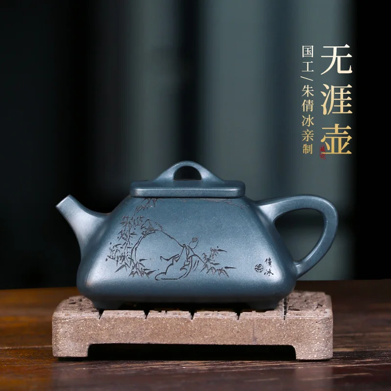 Чай Zisha Pot Yi, полностью ручная работа, небольшая емкость, бытовой набор для кунг-фу, одинарный темно-зеленый грязевой квадрат
Чай Zisha Pot Yi, полностью ручная работа, небольшая емкость, бытовой набор для кунг-фу, одинарный темно-зеленый грязевой квадрат