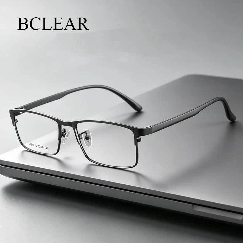 BCLEAR Ultralight Alloy Square Glasses Frame Business Men Optical Prescription Eyeglass Full Rim Myopia Eyewear New Fashion
BCLEAR Ultralight Alloy Square Glasses Frame Business Men Optical Prescription Eyeglass Full Rim Myopia Eyewear New Fashion