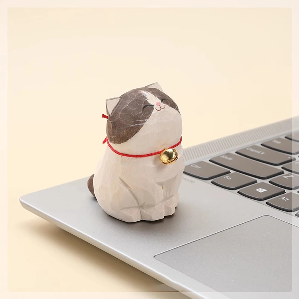 Фигурка милого кота ручной работы - очаровательный деревянный декор котенка для полки дома/офиса, очаровательный подарок на новоселье для любителей домашних животных
Фигурка милого кота ручной работы - очаровательный деревянный декор котенка для полки дома/офиса, очаровательный подарок на новоселье для любителей домашних животных