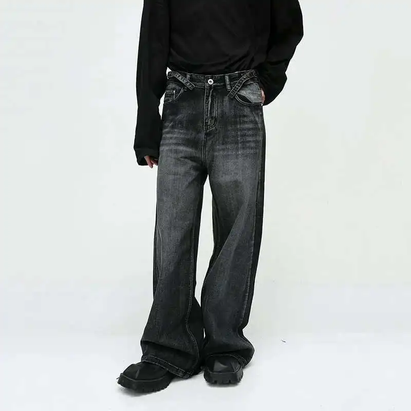 Vintage Men's Jeans Trend New High Street Handsome Straight Tube Loose Wide Leg Denim Pant Fashion Retro Streetwear 9C3146
Vintage Men's Jeans Trend New High Street Handsome Straight Tube Loose Wide Leg Denim Pant Fashion Retro Streetwear 9C3146