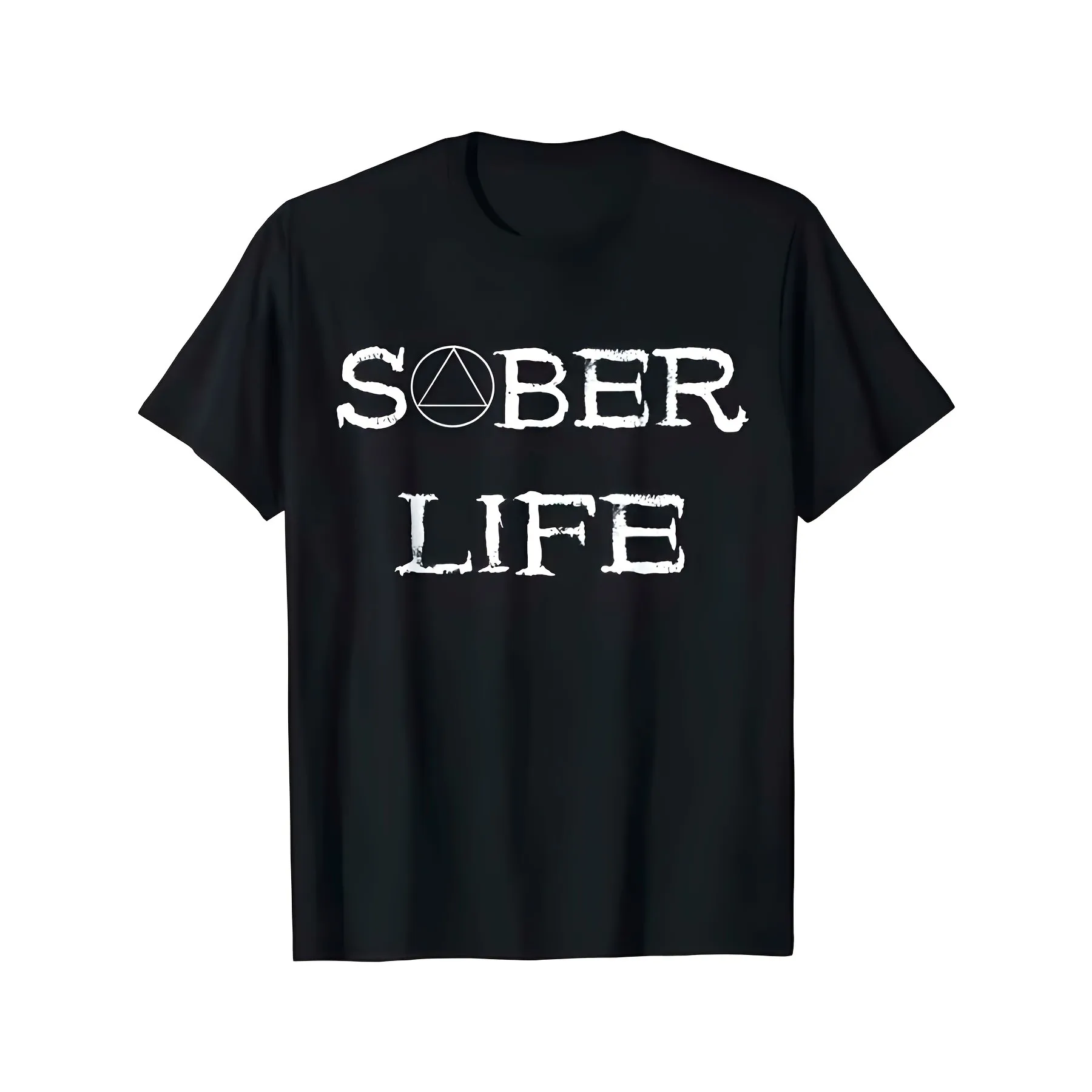 Sober Life AA Triangle Graphic T-Shirt Distressed Cotton Crew Neck Casual Tee Unisex Daily Wear
Sober Life AA Triangle Graphic T-Shirt Distressed Cotton Crew Neck Casual Tee Unisex Daily Wear