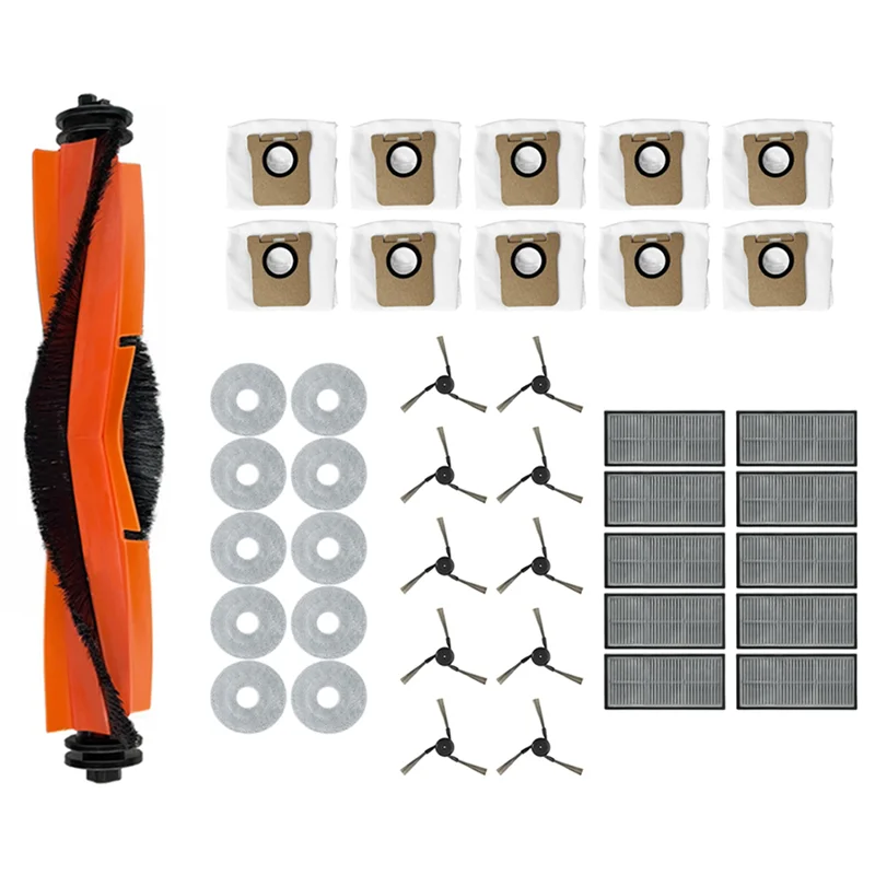 ABUI-2 Set For Xiaomi Mijia M40 D110CN Vacuum Parts Main Tricut Main Roller Side Brush Hepa Filter Mop Cloth Dust Bags
ABUI-2 Set For Xiaomi Mijia M40 D110CN Vacuum Parts Main Tricut Main Roller Side Brush Hepa Filter Mop Cloth Dust Bags