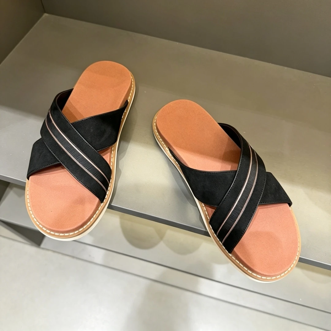 Handmade Leather Sandals Luxury Brand Men's Shoes Fashion Slippers Summer Walk Lightweight Non-Slip Beach Slides Holiday Gifts
Handmade Leather Sandals Luxury Brand Men's Shoes Fashion Slippers Summer Walk Lightweight Non-Slip Beach Slides Holiday Gifts