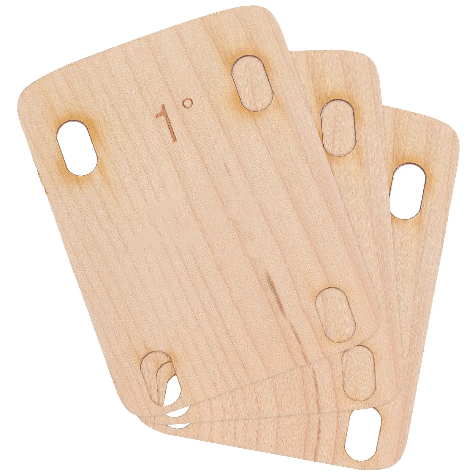 3Pcs Wooden Guitar Neck Shims 1 Degree Precision Fit for Acoustic Electric Bass Guitars Neck Angle Adjustment Repair Parts
3Pcs Wooden Guitar Neck Shims 1 Degree Precision Fit for Acoustic Electric Bass Guitars Neck Angle Adjustment Repair Parts