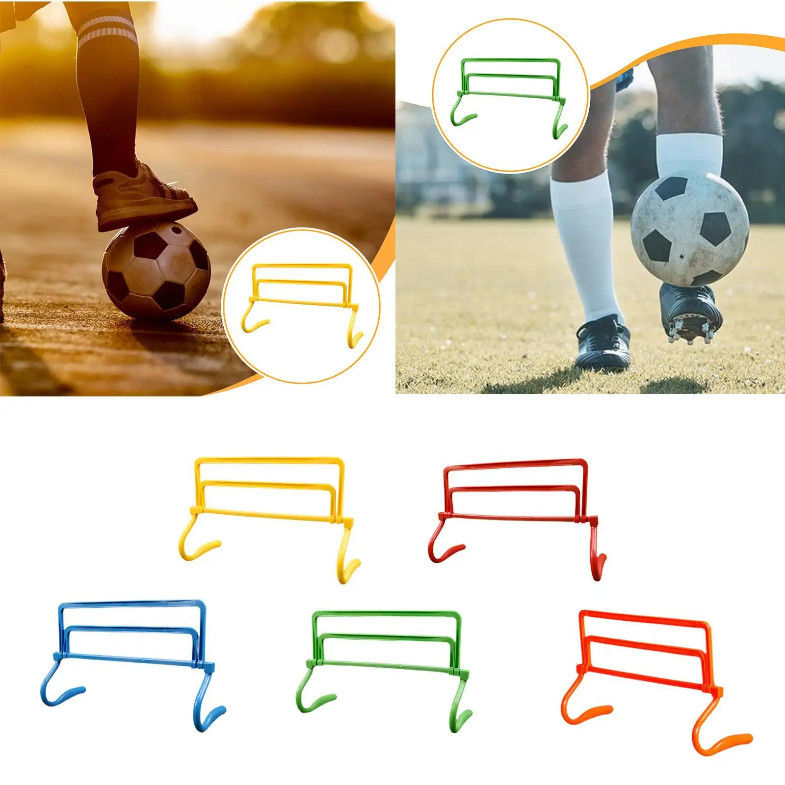 Agility Training Hurdle Jumping Bar Set for Jumping Running Obstacle Courses
Agility Training Hurdle Jumping Bar Set for Jumping Running Obstacle Courses