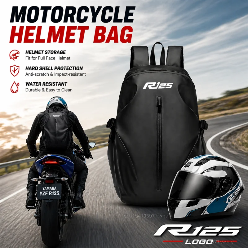 Knight Backpack Motorcycle Helmet Bag Travel Equipment Waterproof Large Capacity For YAMAHA YZF R125 YZFR125 YZF-R125 MT-125
Knight Backpack Motorcycle Helmet Bag Travel Equipment Waterproof Large Capacity For YAMAHA YZF R125 YZFR125 YZF-R125 MT-125