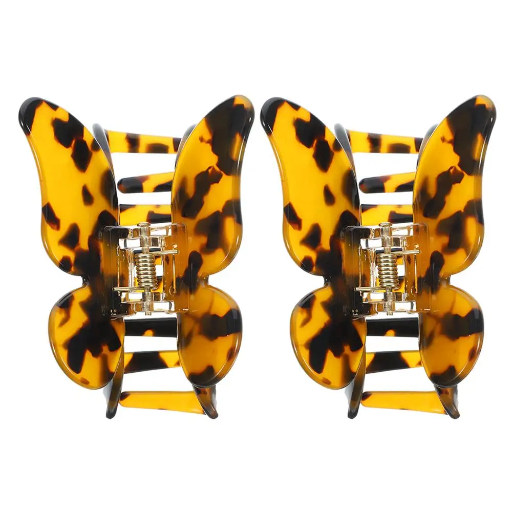 2Pcs Acetate Butterfly Hair Claw Clips for Women Styling Thick Hair Ponytail Versatile Accessories
2Pcs Acetate Butterfly Hair Claw Clips for Women Styling Thick Hair Ponytail Versatile Accessories