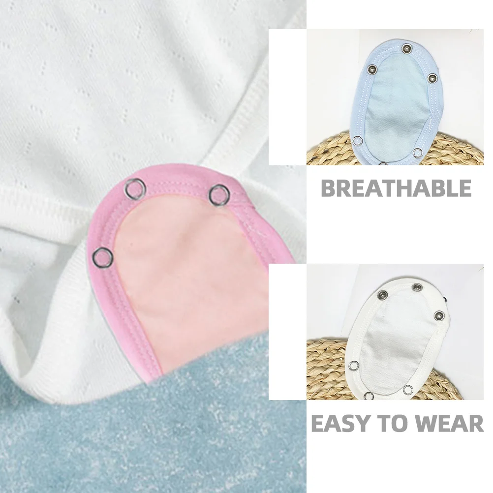 5pcs Cotton Extender For Baby Toddlers Snap Closure Bodysuit Extender For Baby Bodysuit Extension Newborn Clothing Accessory
5pcs Cotton Extender For Baby Toddlers Snap Closure Bodysuit Extender For Baby Bodysuit Extension Newborn Clothing Accessory